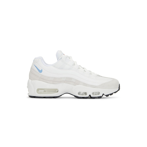 Nike Air Max 95 Sneaker in Summit White & University Blue - Picture 3 of 5